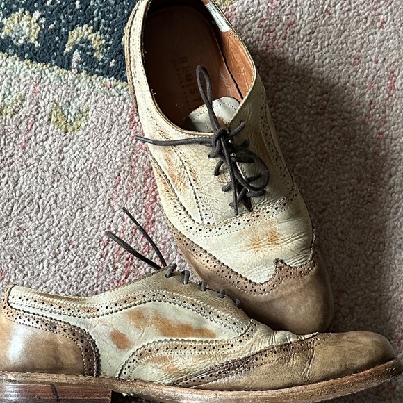 Bed Stu handcrafted Cobbler Series Classic Two-Tone Leather Derby Oxfords main image 4